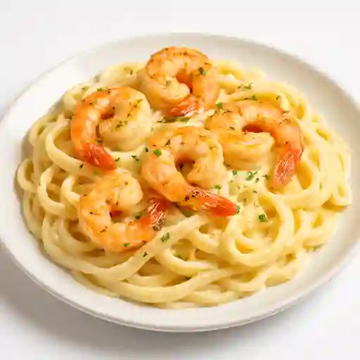 F. a Lo Alfredo con Camarones