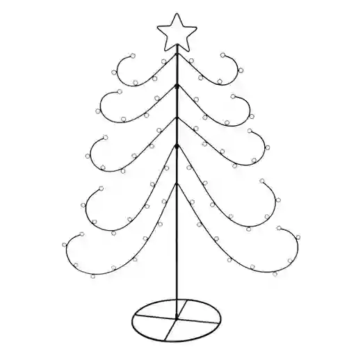 Árbol de Navidad de Metal 1 m Casaideas