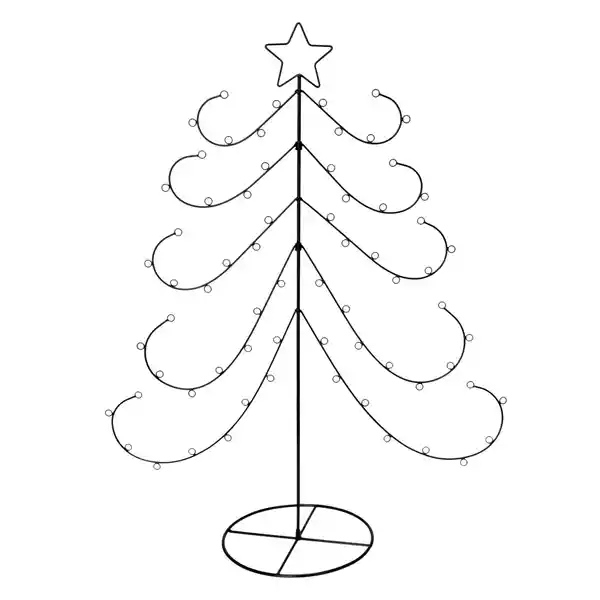 Árbol de Navidad de Metal 1 m Casaideas