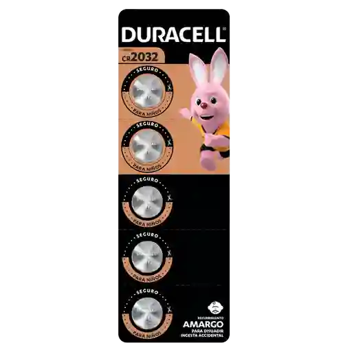 Duracell Pila 2032 Cr2032 3V Batería de Litio