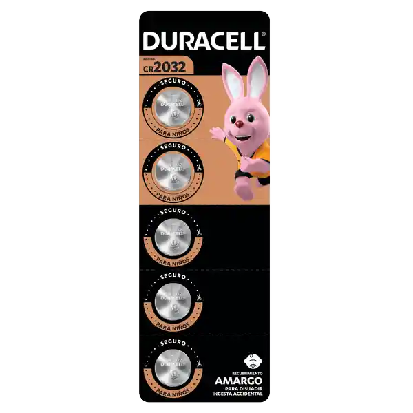 Duracell Pila 2032 Cr2032 3V Batería de Litio