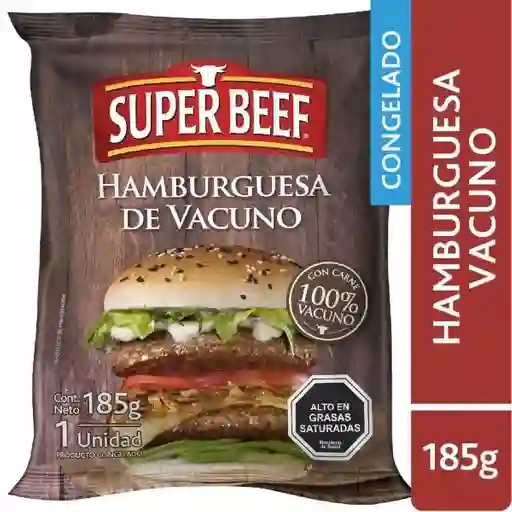 Super Beef Hamburguesa Vacuno