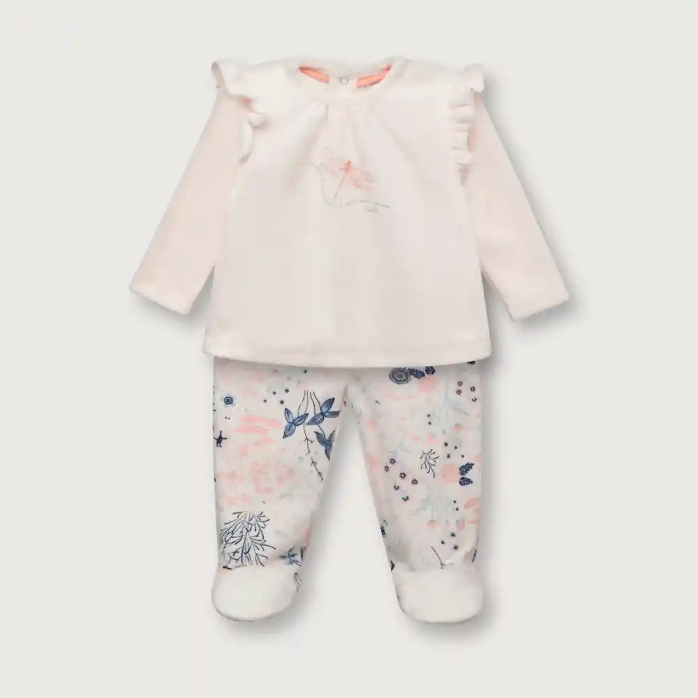 Clemente Flores Encantadas Niña Rosado Talla 3M Opaline