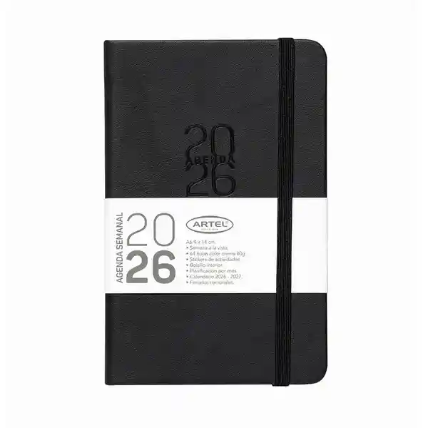 Artel Importado Agenda 2026 A6 Semana la Vista Negra