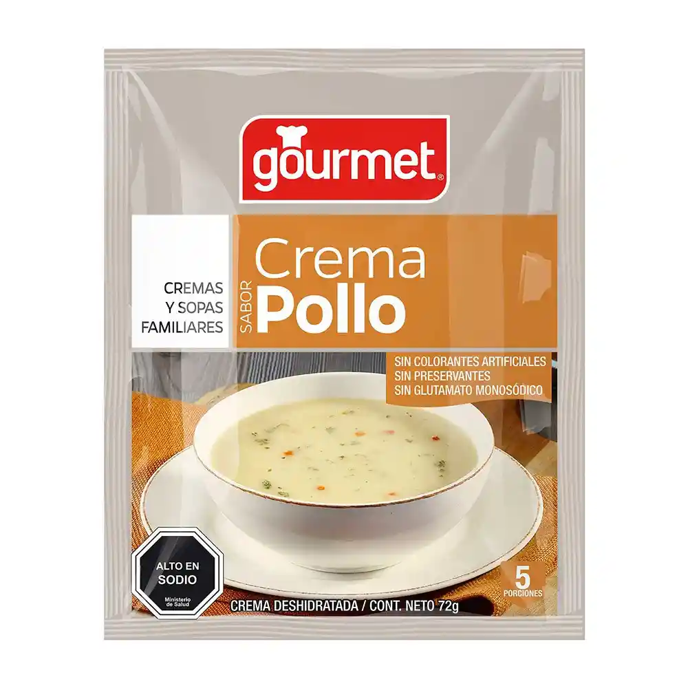 Gourmet Crema Deshidratada Sabor a Pollo