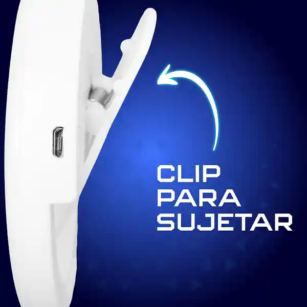 Miniso Lámpara Recargable Con Clip Para Celular 3.5 in Rgb