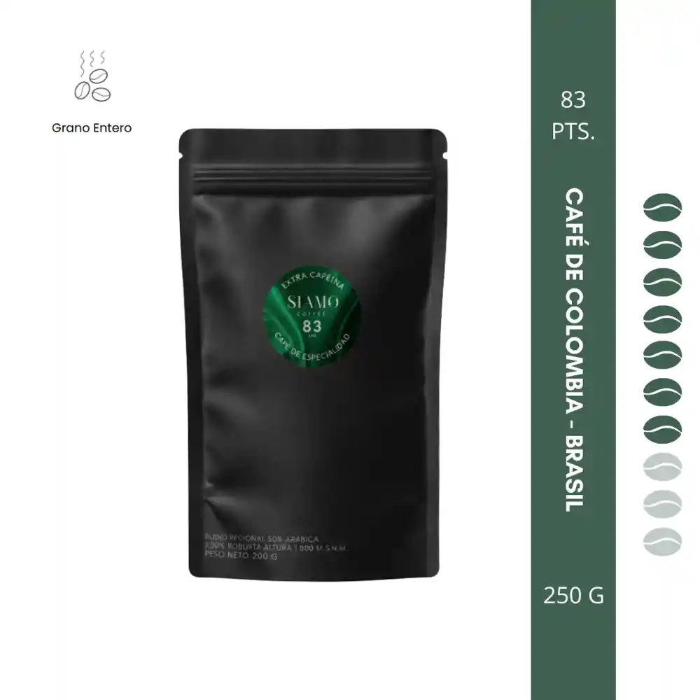 Siamo Café de Especialidad Honduras y Colombia Grano Entero Vol 2
