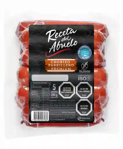 Receta Del Abuelo Chorizo Parrillero Premium