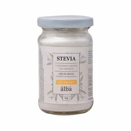 Del Alba Endulzante Natural Stevia en Polvo Libre de Calorías