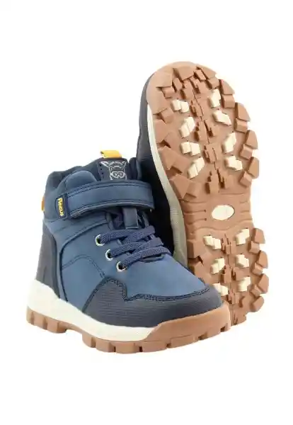 Botines Velcro Andante Niño Azul 27 870 Ficcus