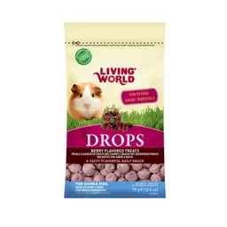 Living World Snack para Cuye Drops Sabor a Mora