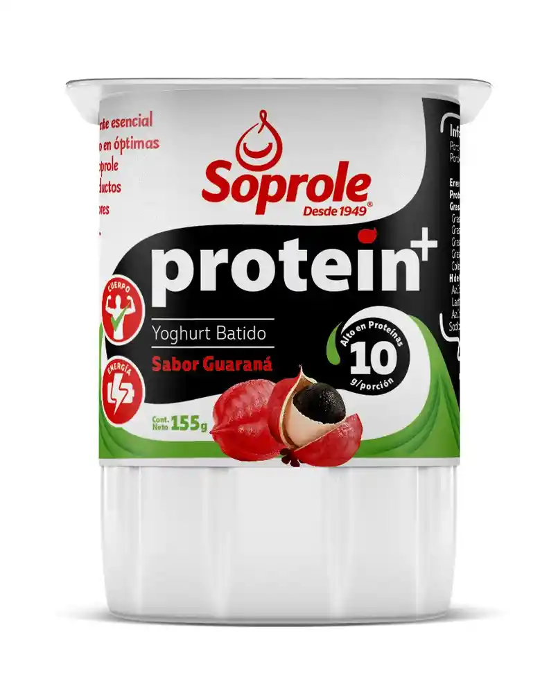 Soprole Yoghurt Batido Protein+ Sabor Guaraná