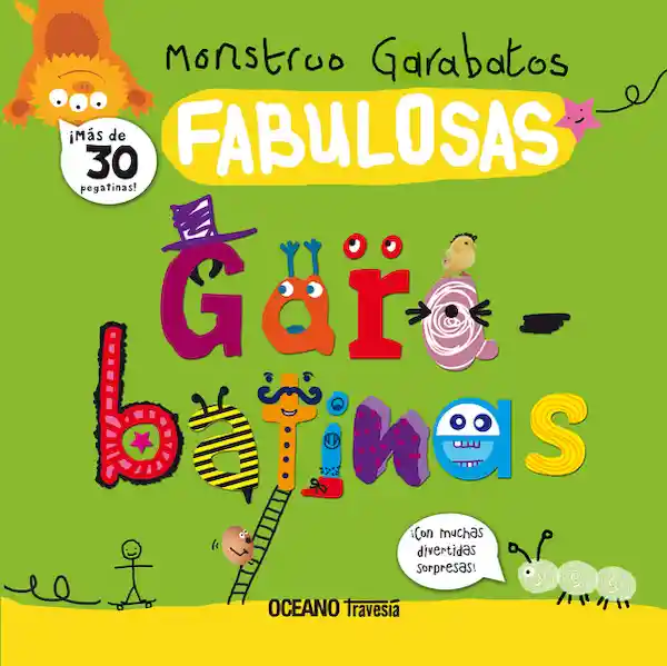 Océano Libro Monstruo Garabatos Fabulosas Garabatinas