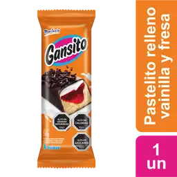 Marinela-Gansito Pastelito Relleno de Vainilla y Fresa