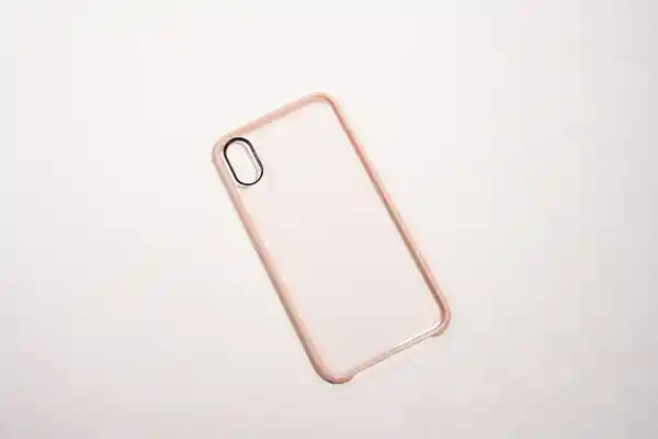 Incase Case Transparente Borde Rosado Para iPhone X/XS