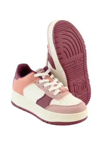 Zapatillas Urbana Cordón W24 Niña Rosa 34 905 Ficcus