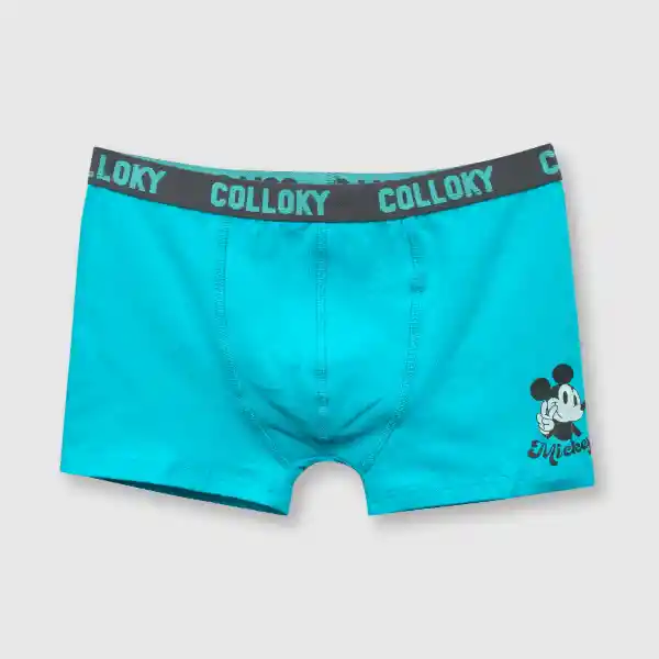 Bóxer Mickey de Niño Menta Talla 12A Colloky