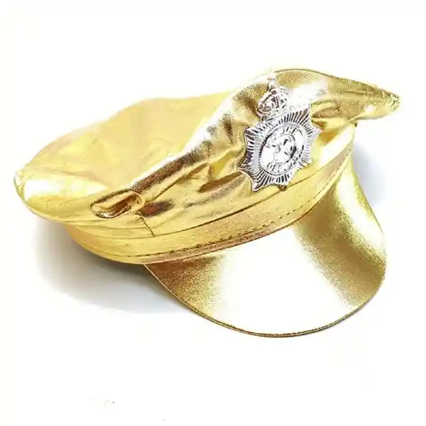 Gorro Policía Dorado