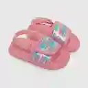 Pantinas Velcro Punta Lúdico De Niña Rosado Talla 23