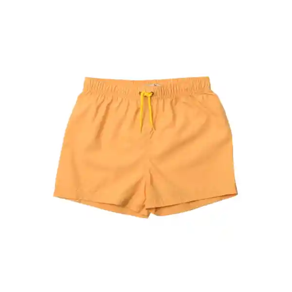 Short de Niño Básico Amarillo Talla 8 Samia