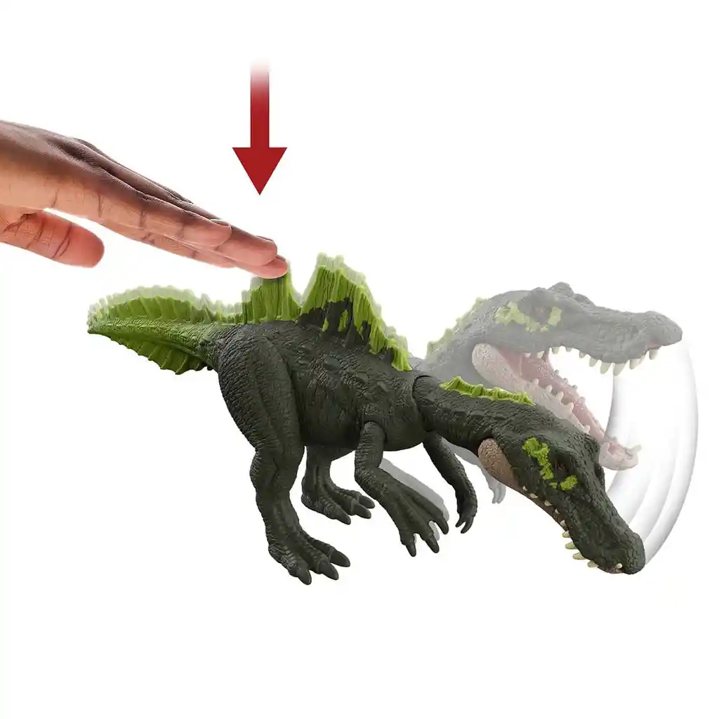 Jurassic World Juguete Ichthyovenator Ruge y Ataca