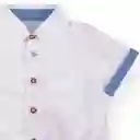 Camisa Bebé Niño Blanco Pillín Talla 6 M