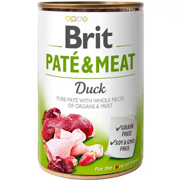 Brit Alimento Húmedo Para Perro Pate & Meat Duck