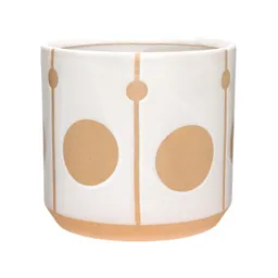 Maceta de Cerámica Con Diseño 20.9 x 19.4 cm 3228397000022
