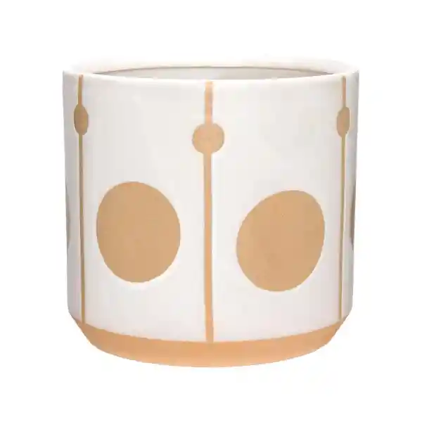 Maceta de Cerámica Con Diseño 20.9 x 19.4 cm 3228397000022