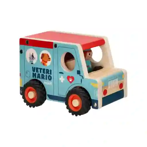 Auto de Madera ''Camión Bombero'' Casaideas