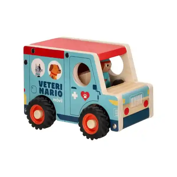 Auto de Madera ''Camión Bombero'' Casaideas