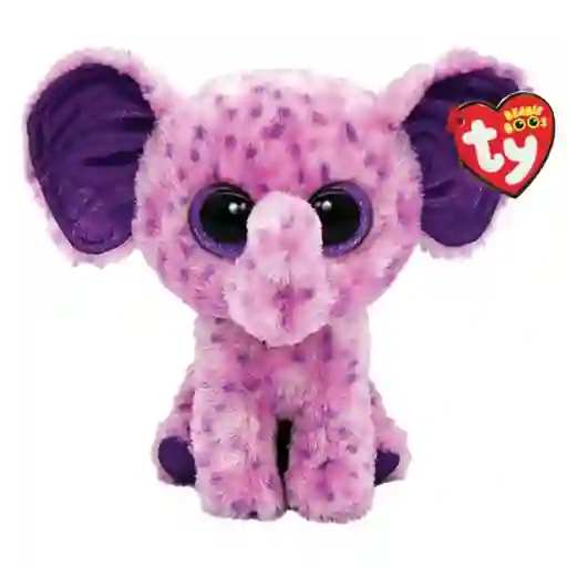 Ty Beanie Boos Peluche Eva Elefante Púrpura Regular - 36386