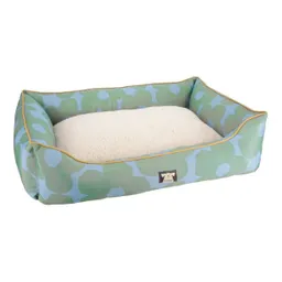 Cama Nido Grande Estampada Para Perros 90 x 65 x 25 cm Casaideas