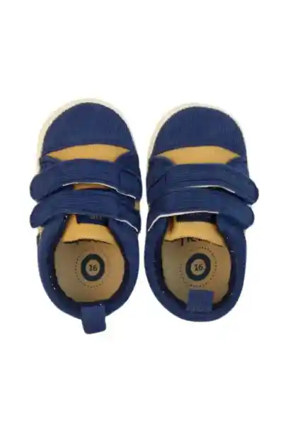 Zapatillas Urbana 2 Velcros Soft Bebé Niño Azul 15 812 Ficcus