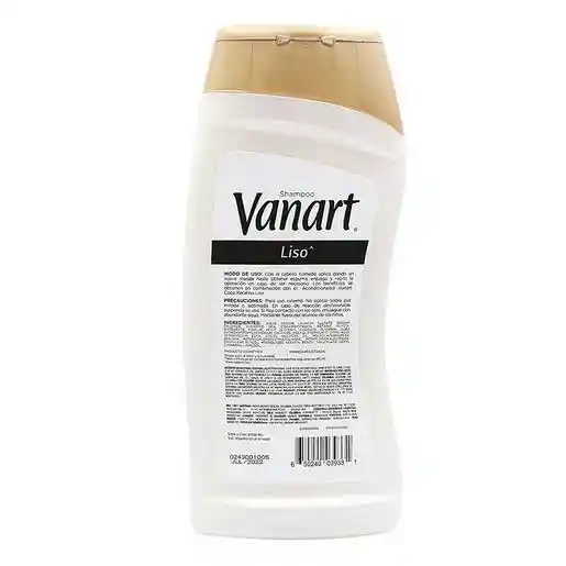 Vanart Shampoo con Aceite de Coco y Keratina Liso