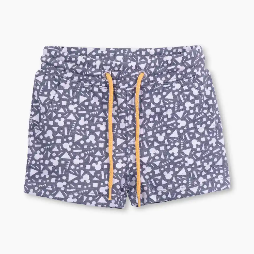 Short De Disney Niño Grafito Talla 9m