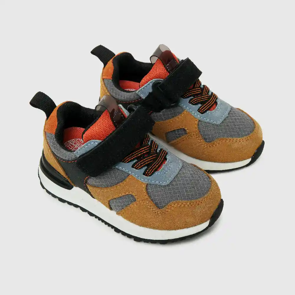 Zapatillas Jogging Niño Amarillo Talla 22