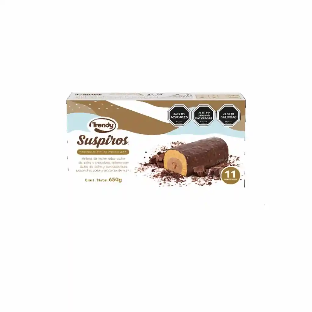 Trendy Suspiros Tronco de Chocolate 650 g