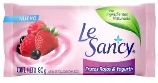 Le Sancy Jabón de Tocador con Frutos Rojos y Yogurth