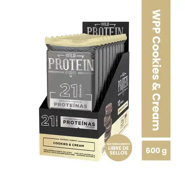 Wild Protein Barrita Pro Cookies & Cream