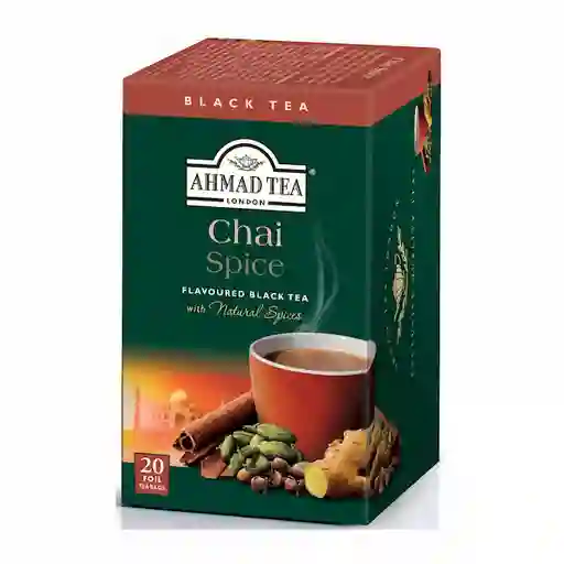 Ahmad Tea Té Chai Spice Saborizado con Té Negro