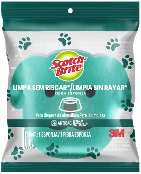 Scotch-Brite Fibra Esponja Sin Rayar