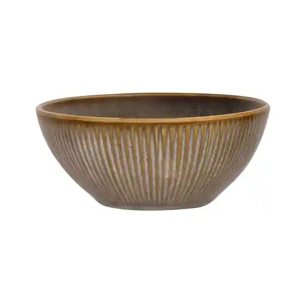 Bowl de Cereal Con Borde Marrón 15.9 cm Casaideas