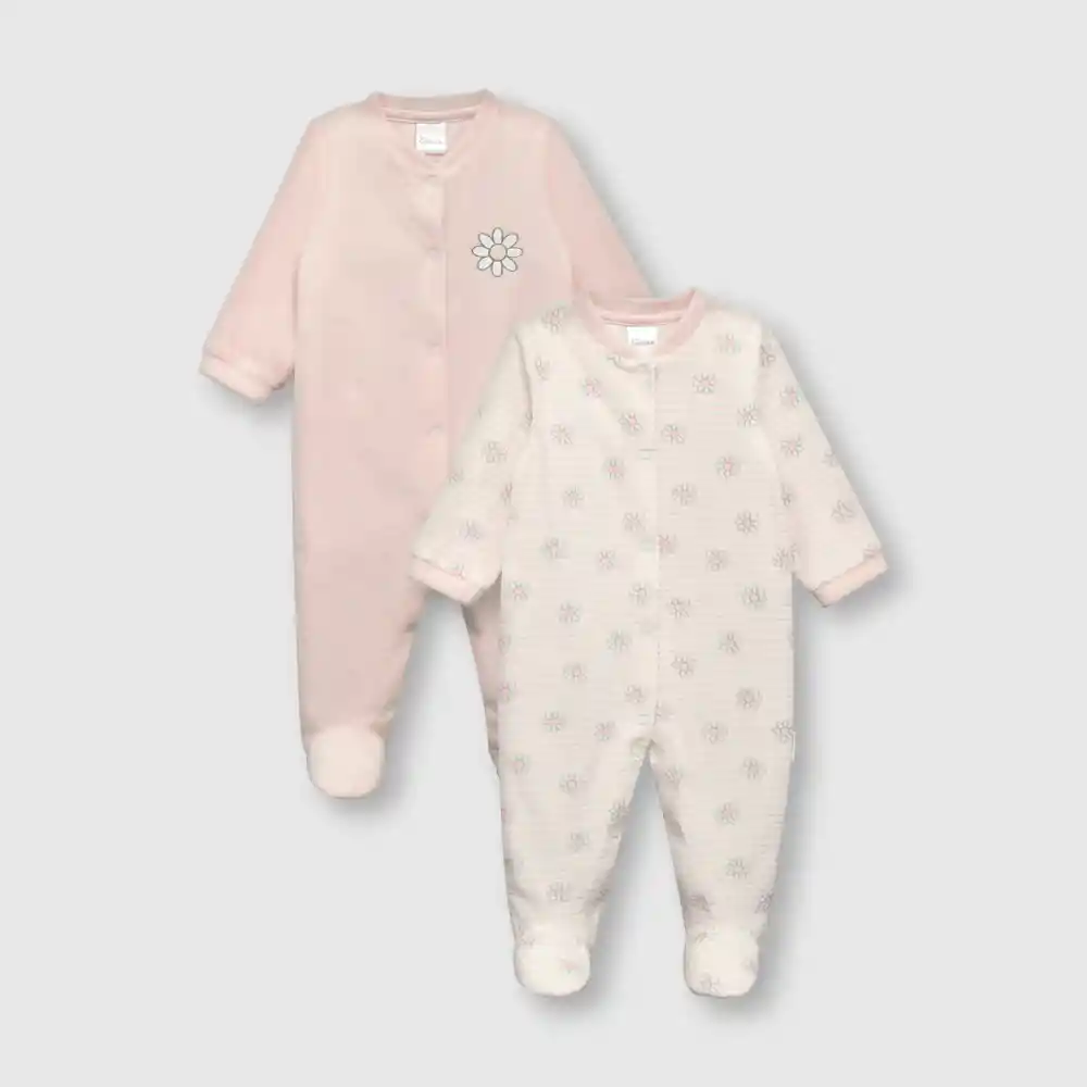 Osito De Bebe Niña Blanco Talla 3/6m