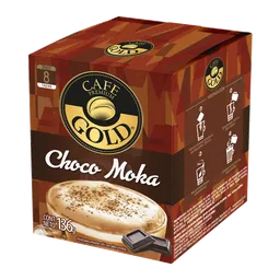 Gold Café Choco Moka en Polvo Rinde 8 Tazas