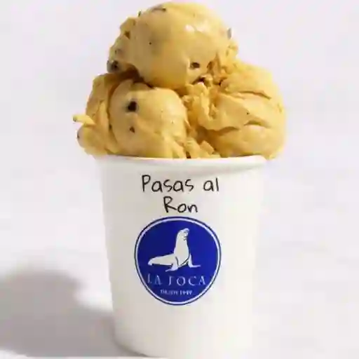 Helado pasas al ron 1/2 l