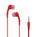 Miniso Audífonos De Cable Rojo 1m