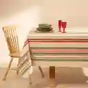 Mantel de Navidad Algodón y Lino 150 x 210 cm Casaideas