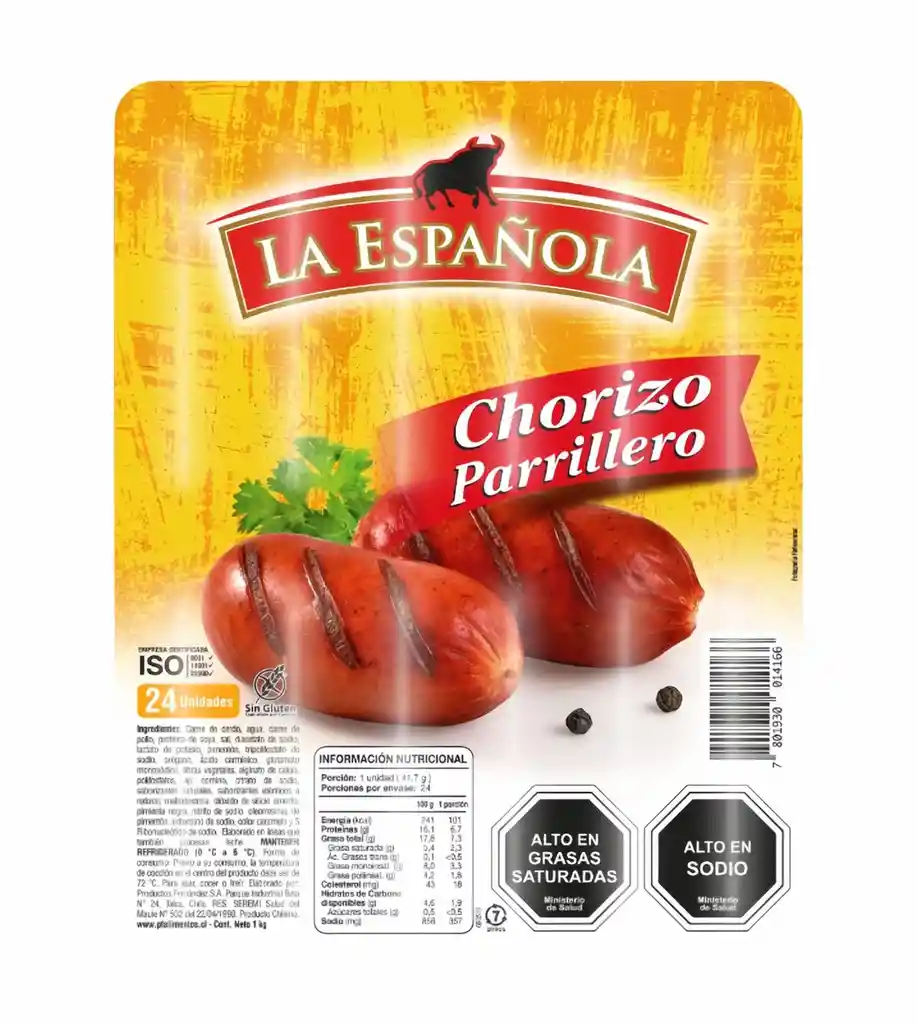 La Española Chorizo Parrillero