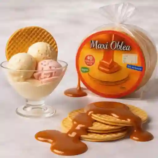 Paquete 40 obleas artesanales